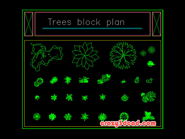 Trees block plan